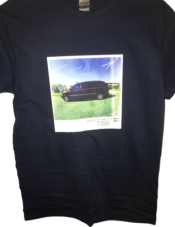 Kendrick Lamar Good Kid Maad City Album Cover Hip Hop Tee Etsy