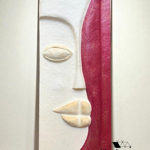 Half face wall art