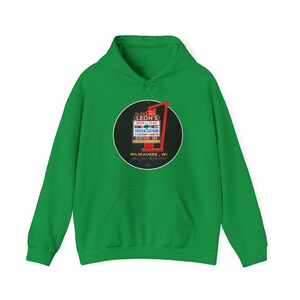 Leon's Frozen Custard, Milwaukee Wisconsin Unisex Heavy Blend™ Hooded Sweatshirt image 7
