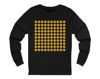 Montessori Method The Golden Bead Square Unisex Jersey Long Sleeve Tee