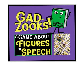 GadZooks! Literary Devices Game: Figurative Language for Classroom or Homeschool