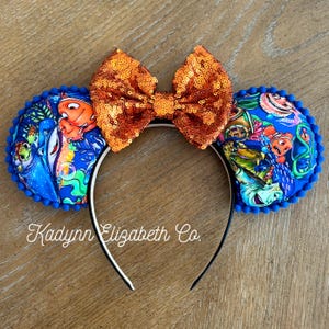 Finding Nemo Mouse Ears, Nemo Mouse Ears, Dory Mouse Ears, Mickey Minnie Mouse Ears