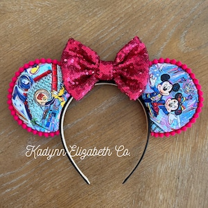 Disney 70th Anniversary Mouse Ears, 70th, Anniversary, Mickey Minnie Mouse ears