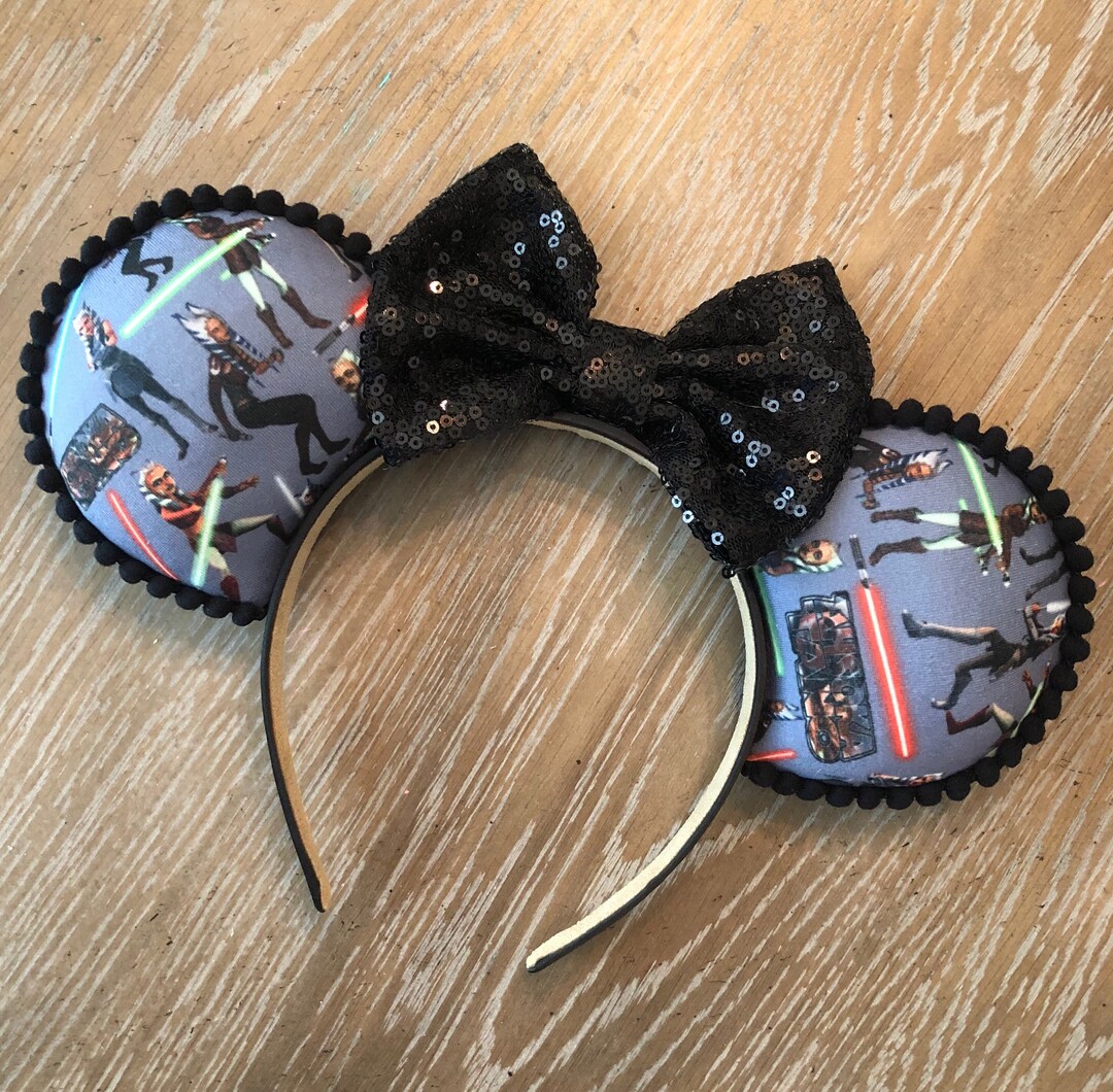 Ahsoka Tano Mouse Ears Mickey Minnie Mouse Ears Etsy