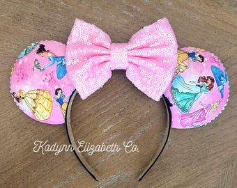 Princess Mouse Ears, Princess Minnie Mouse Ears, Mickey Minnie Mouse Ears