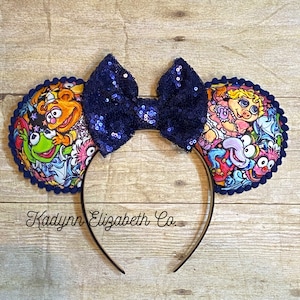 Muppets Mouse Ears, Kermit the Frog, Mickey Minnie Mouse ears