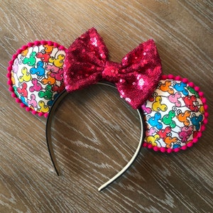 Balloon Mouse Ears, Birthday Mouse Ears, Mickey Minnie Mouse Ears