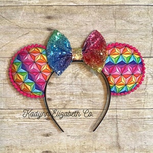 Epcot Mouse Ears, Mickey Minnie Mouse Ears