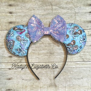 Frozen Mouse Ears, Elsa Mouse Ears, Olaf Mouse Ears, Mickey Minnie Mouse Ears