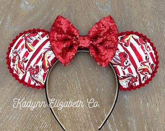 Mulan Mouse Ears, Mushu Mouse Ears, Mickey Minnie Mouse Ears