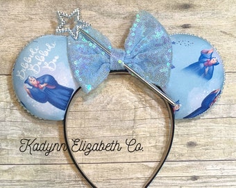 Fairy Godmother Mouse Ears, Cinderella Mouse Ears, Mickey Minnie Mouse Ears