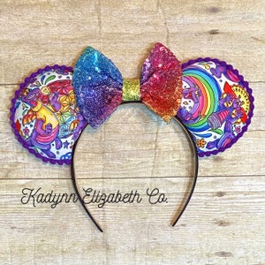Figment Mouse Ears, Epcot Mouse Ears, Mickey Minnie Mouse Ears