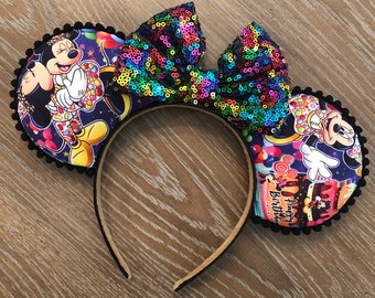 Birthday Mouse Ears, Mickey Minnie Mouse Ears