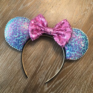 Sequin Mouse Ears, Sparkle Mouse Ears, Mickey Minnie Mouse Ears