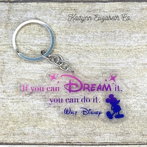 Magical Keychain, Mickey Minnie Mouse Keychain