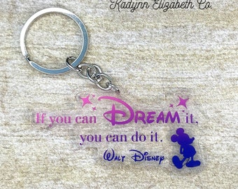 Magical Keychain, Mickey Minnie Mouse Keychain