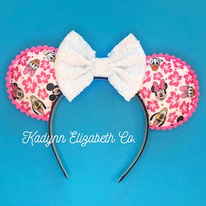 Floral Mouse Ears, Hawaiian Mouse Ears, Mickey Minnie Mouse Ears