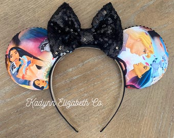Pocahontas Mouse Ears, Princess Mouse Ears, Mickey Minnie Mouse Ears