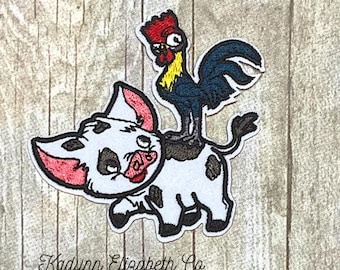 Moana Patch, Pua Patch, Hei Hei Patch, Disney Patch
