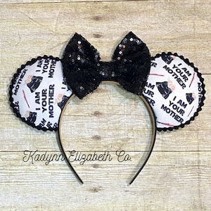 Star Wars Mouse Ears, Mom Mouse Ears, Mickey Minnie Mouse Ears
