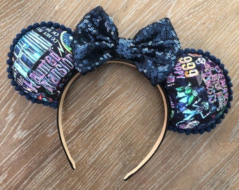 Haunted Mansion Mouse Ears, Ghost Host Mouse Ears, Magic Kingdom, Mickey Minnie Mouse Ears
