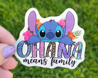 Stitch Sticker, Mickey Minnie Sticker