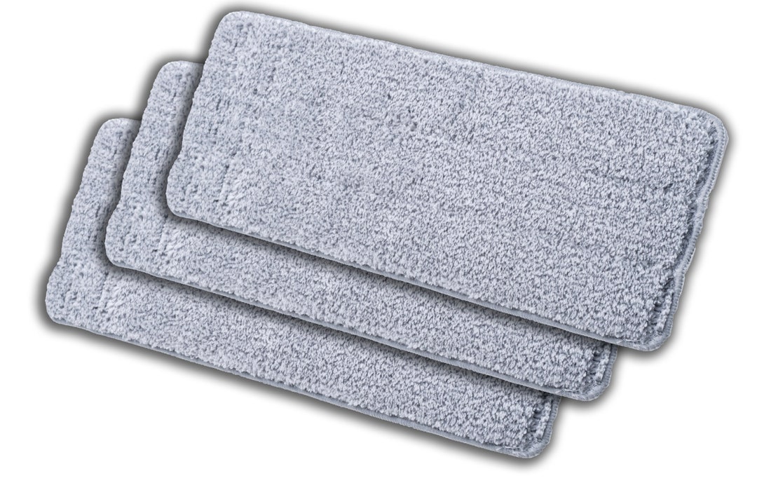 Cleanzoom, Flat Mop, Replacement Pad, Microfiber, Washable Pad, 3 Pack