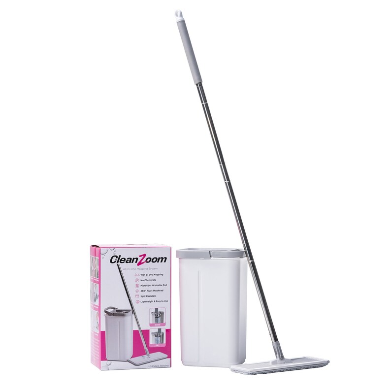 Cleanzoom, Flat Mop, Replacement Pad, Microfiber, Washable Pad, 3 Pack