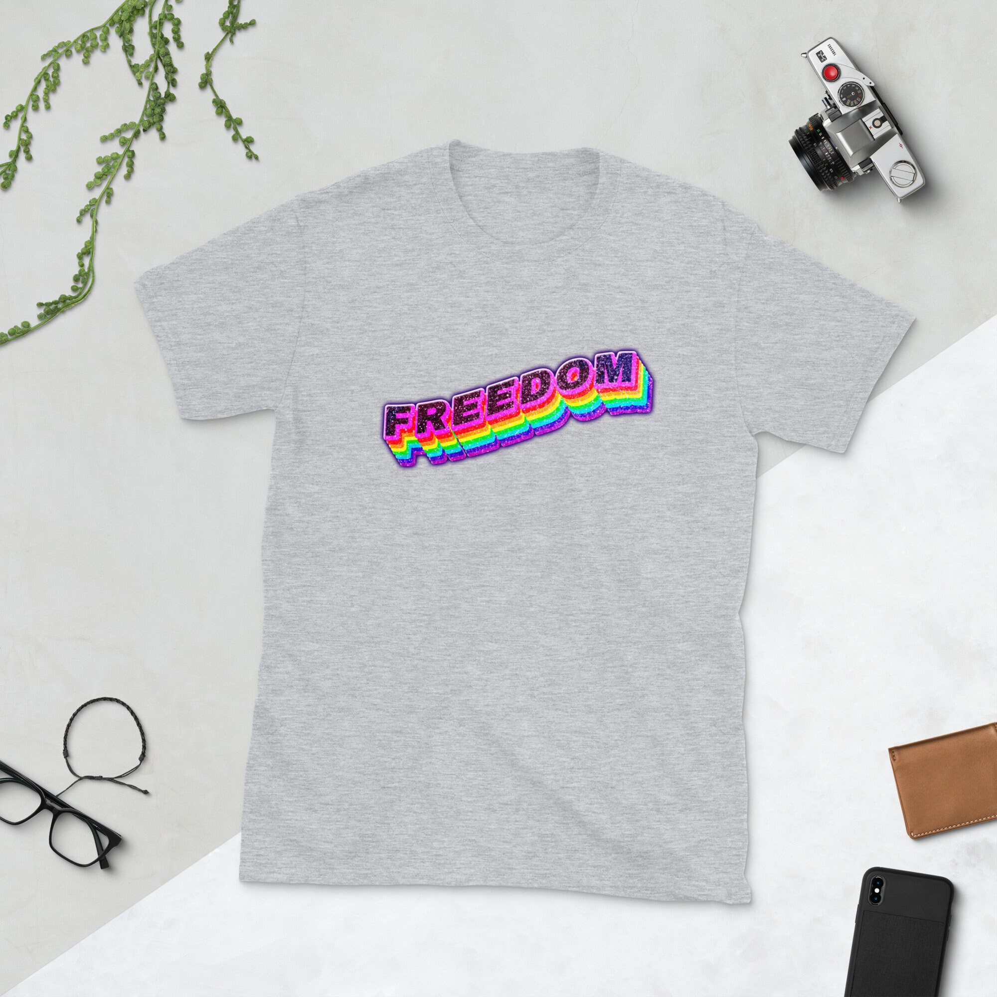 Freedom Short-sleeve Unisex T-shirt - Etsy