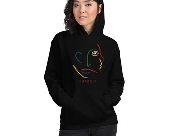 Sudadera con capucha de bellas artes, sudadera con capucha hermosa, sudadera con capucha impresionante