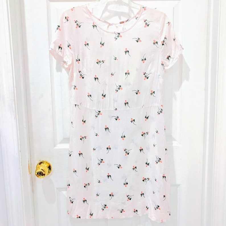 Free People Allover Floral Print Slip Dress, Anthropologie, Boho, Size Small