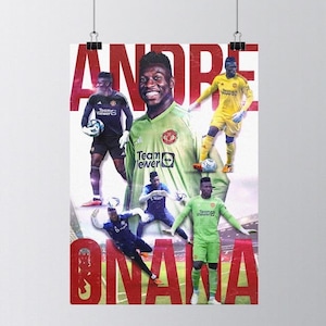 Andre Onana Manchester United Football Poster