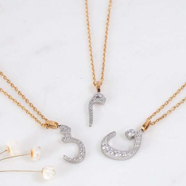 Diamond Letter Necklace