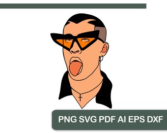 Download Bad bunny svg | Etsy