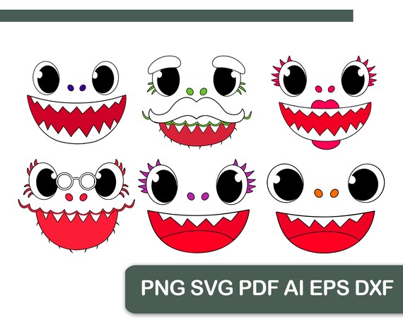 6 Hai Baby Gesicht Grossmutter Grossvater Grossvater Vater Vektor Etsy