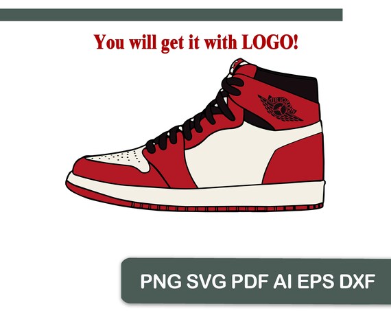 1 Sneaker Jordan 1 Chicago Air Jordan 1 sticker hoge top | Etsy België