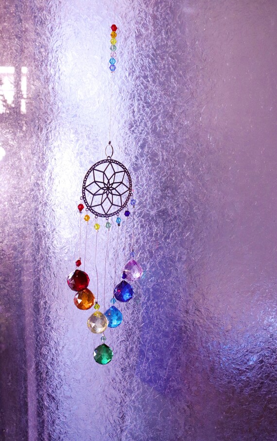 Sun Catcher Suncatcher Rainbow Maker Dream Catcher Hanging Etsy