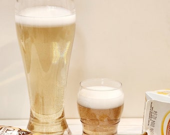 Fake Beer in Tall & Short Pilsner Glass / Light Ale/ Medium Ale / Dark Ale