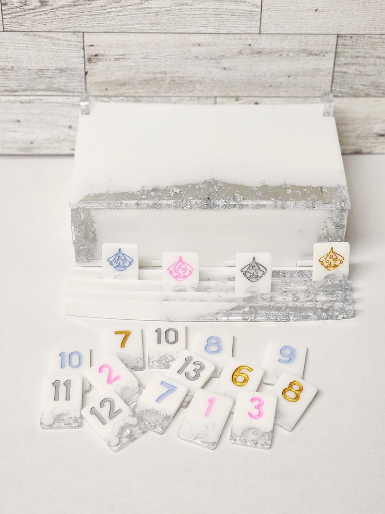 Custom Rummikub Set: Resin Tiles, Personalized Colors - Etsy