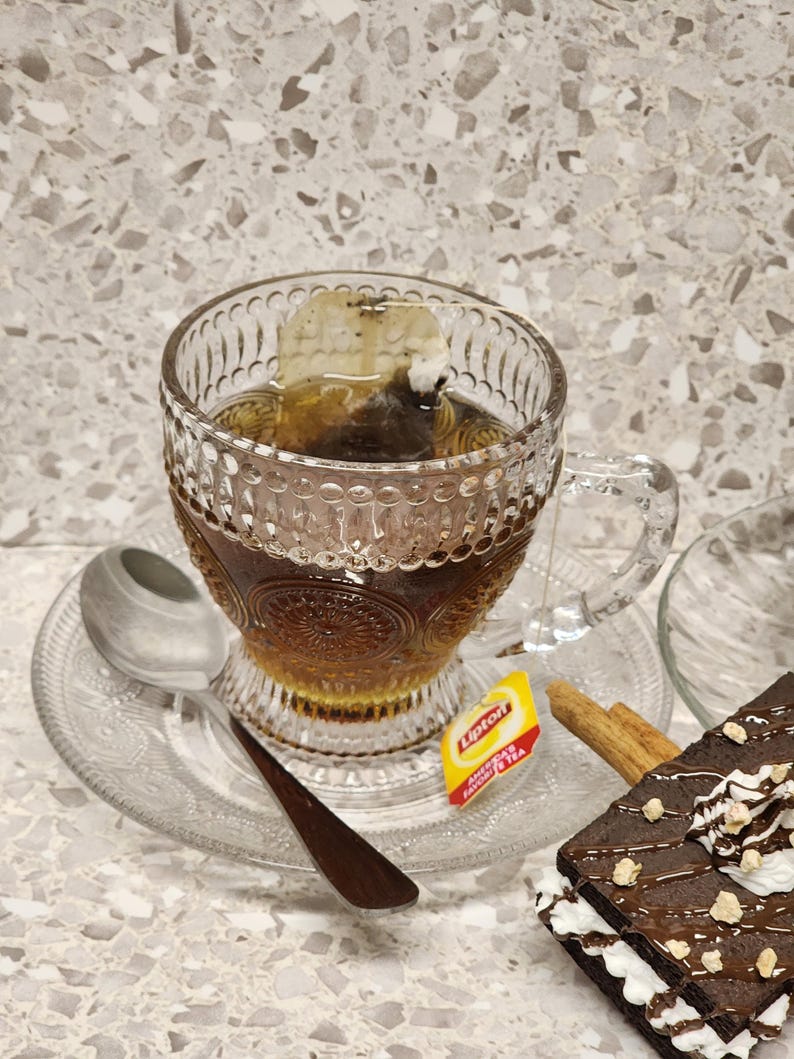 Faux Tea & Sweets Set: Decorative Food Prop - Etsy