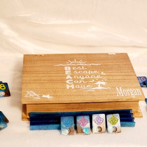 Beach Rummikub Game / 4, 6, or 8 Player