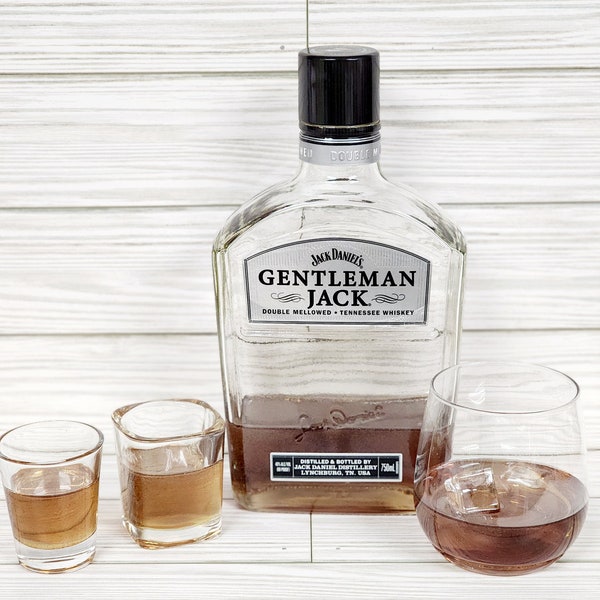 Gentleman JD Bottle and Drink