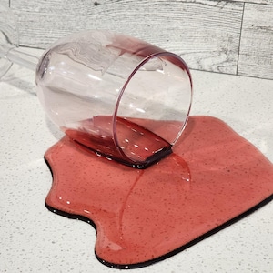 Fake Wine Spill / Faux Wine / Table Decor / Prank