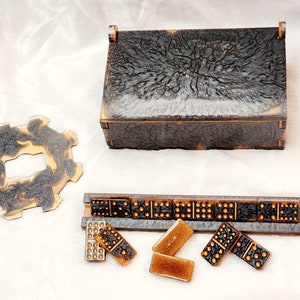 Marbled Domino Set: Double 6, 9, 12 Available