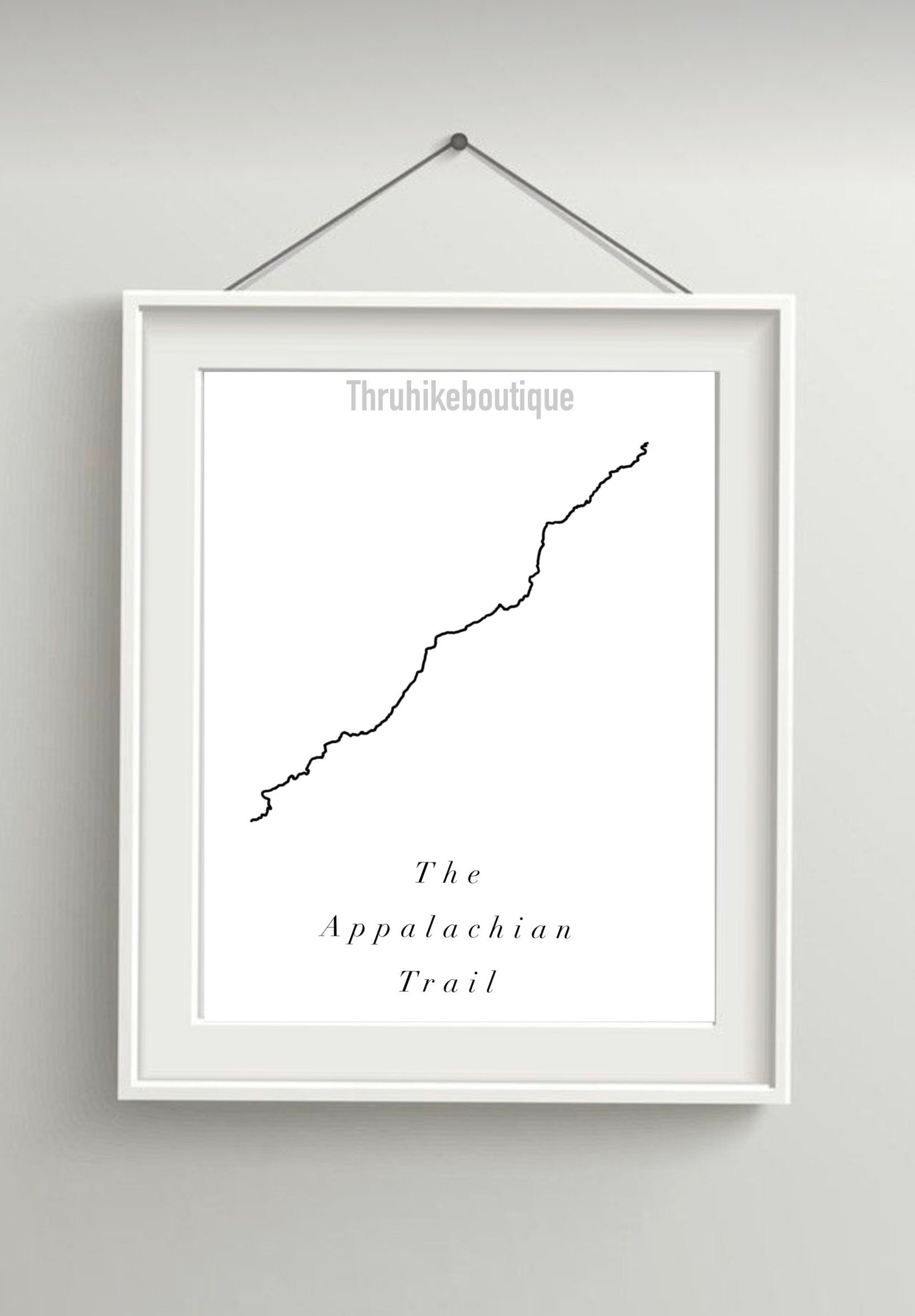Appalachian Trail Map Black And White Printable