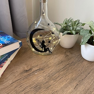 Beautiful wine bottle with LED lights, led light, bottle light, fairy bottle led light,