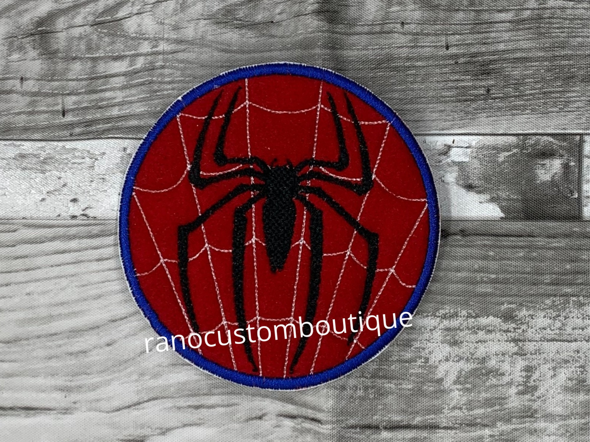 Spider Man Iron on Patch Marvel Embroidered Applique 