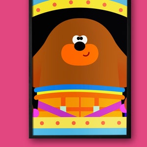 Hey Duggee in Space Poster: A2, 300 DPI Digital Download