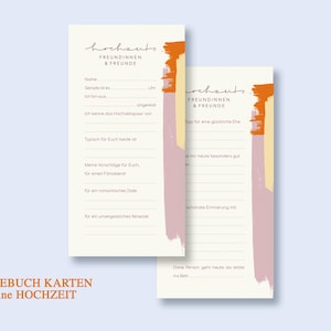 GUEST BOOK CARDS per matrimoni, libro degli ospiti per matrimoni, biglietti su cui scrivere, biglietti del libro degli ospiti, amici del matrimonio, libro degli ospiti da compilare