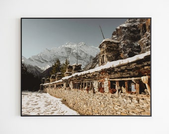 Mani | Fine Art print - Landscape - Himalayas - Nepal - Snow - Mountain - Annapurna